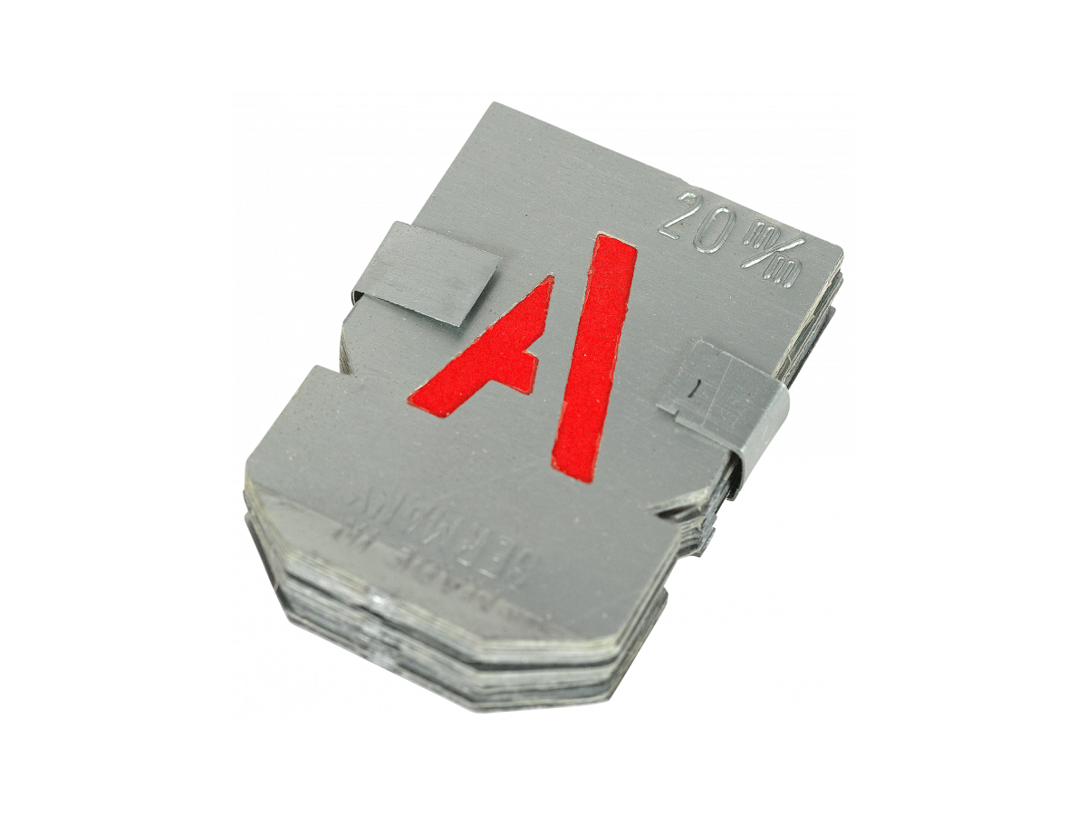 Zinkschablone Buchstaben