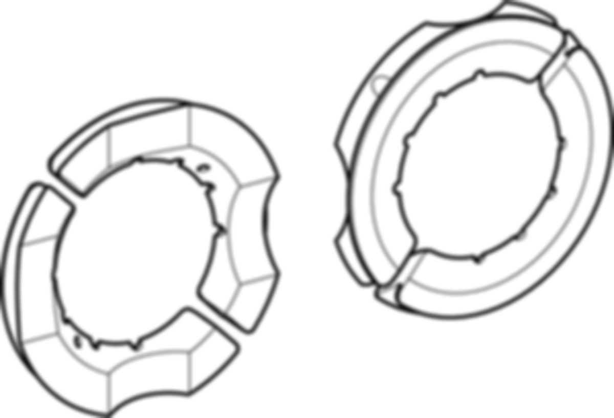 Geberit Einsatzbacken zu Aufspannpl. - 110 mm