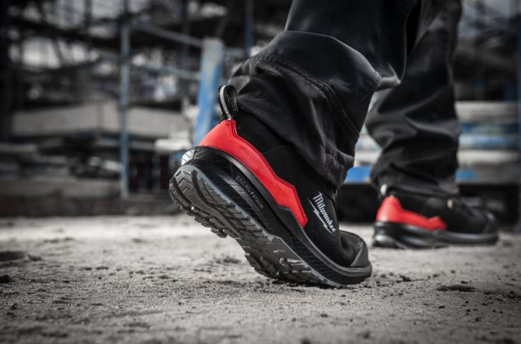 Sicherheits-Schnürstiefel schwarz - Milwaukee, FLEXTRED S3S, Leder