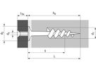 Dämmstoffdübel Ø24x85 mm - Pak. à 50 Stk. TOX Thermo Plus