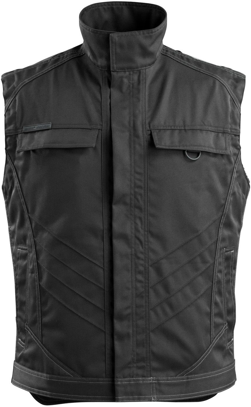 Hagen Weste schwarz Grösse M - 65% polyester / 35% baumwolle
