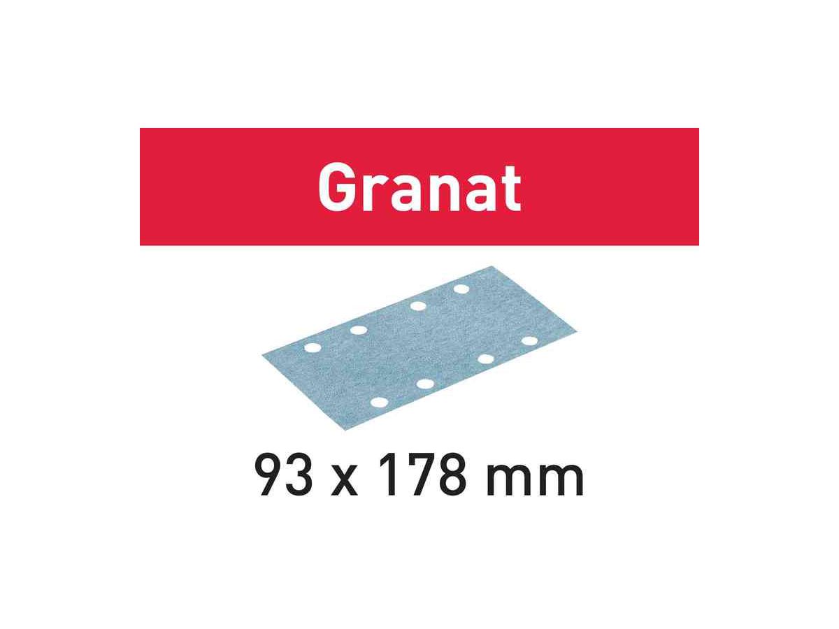 Schleifblätter 93x178 Korn 120 - Festool Granat, (Pack à 100 Stk.)