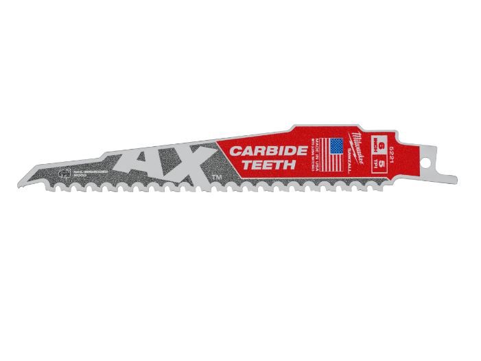 Säbelsägeblatt Milwaukee AX HM - 300x1.27mm, 5Z, 10-250mm Holz, 1er Pack
