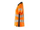 Polo-Shirt, Damenpassform, Gr. M ONE - hi-vis orange/schwarzblau, 50%PES/50%BW