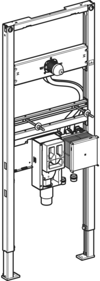 Geberit Duofix Element für Waschtisch - 130 cm Wandarmatur mit Unterputzfunktio
