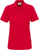 Damen-Poloshirt Top Gr. 2XL, rot - 100% Baumwolle, 200 g/m²