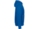 Kapuzenjacke Bonded S royalblau/silber - 55% Polyester, 45% Baumwolle, 340 g/m²
