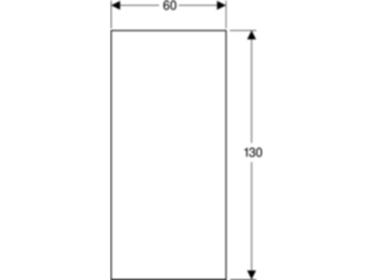 Geberit GIS-Paneel Waschtisch-Element - für Einlocharmatur  (Palette à 15 Stk.)