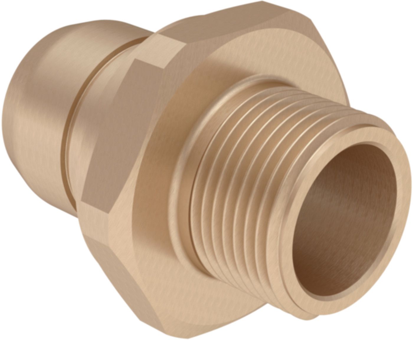 PushFit Verteiler-Steckübergang - auf Mapress