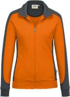 Damen-Sw.Ja. Co. Perf. 2XL orange/anth. - 50% Baumwolle, 50% Polyester, 300 g/m²