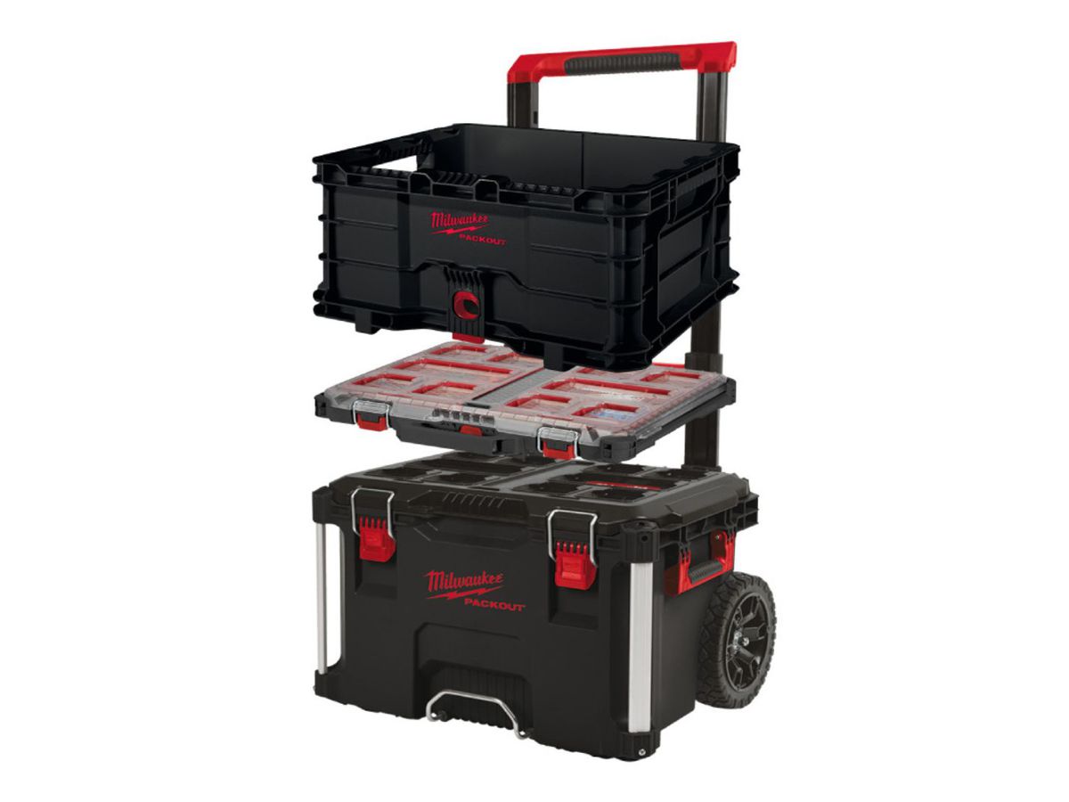 Packout Promo-SET Milwaukee - 1x Transportbox/Organiser Slim/Koffer