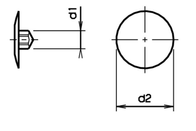 Abdeckkappen zu Spanplattenschrauben - Kunststoff, Torx