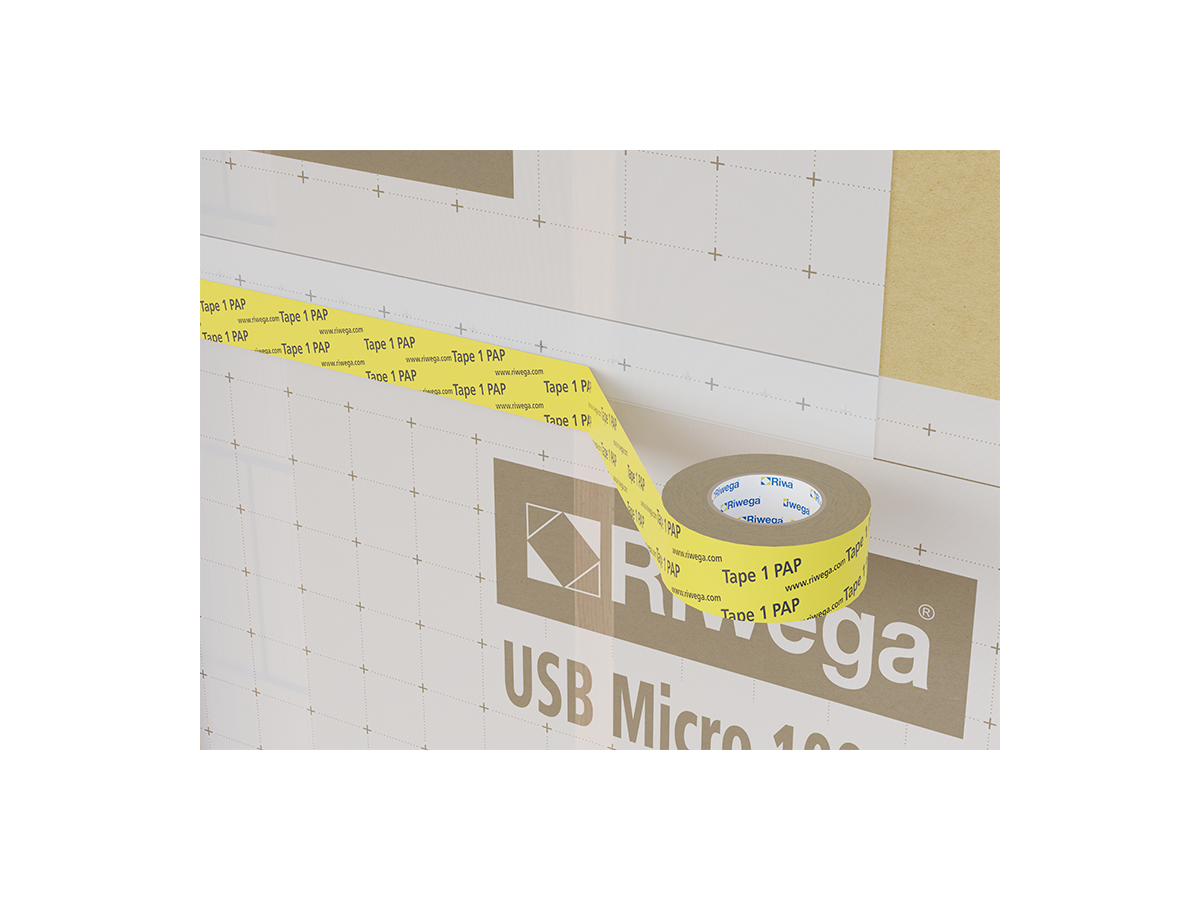 Riwega USB Tape 1 Pap X3 60 mm, ruban - adhésif25 m/rouleau (10 unité/carton)