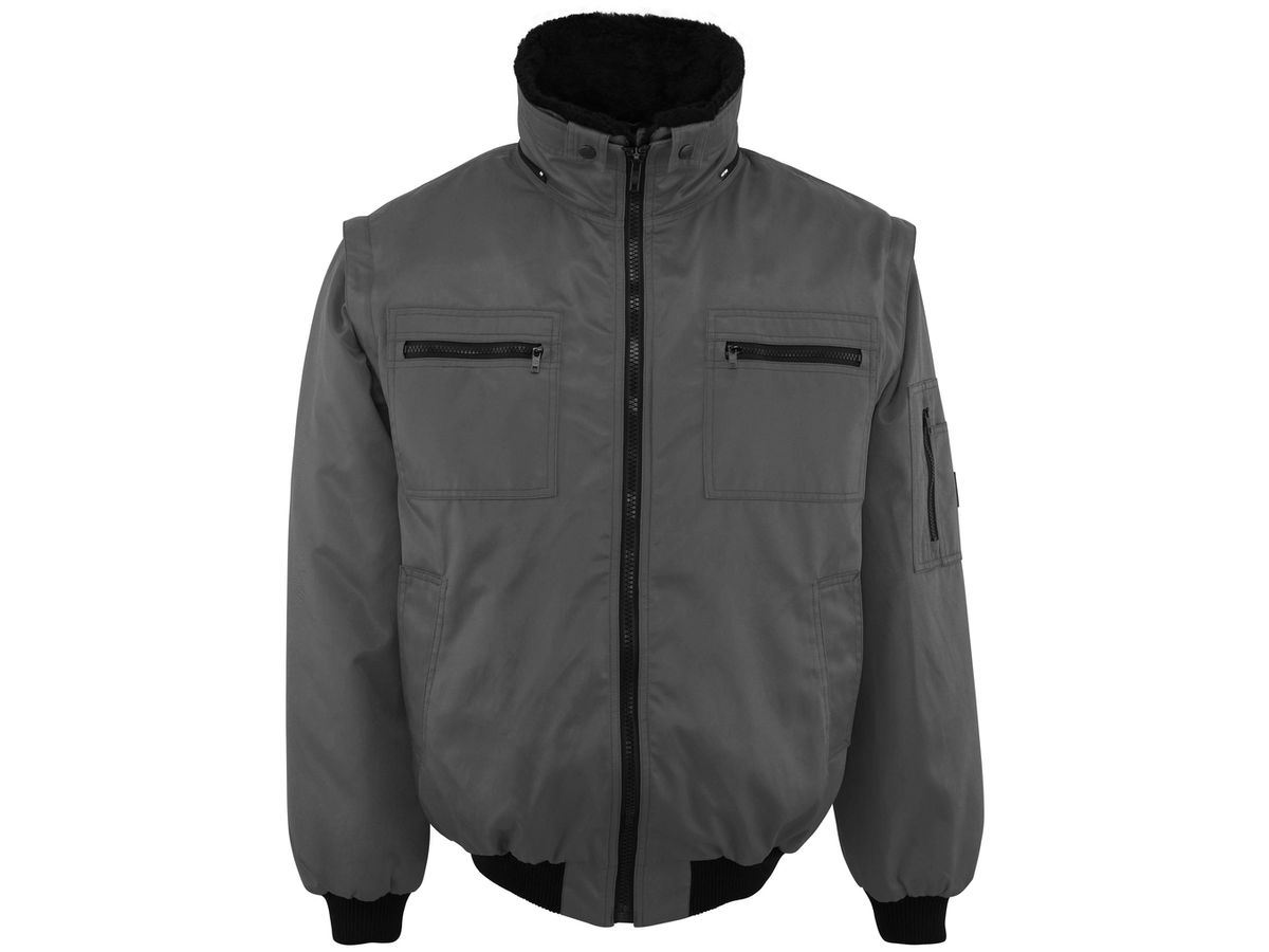 Innsbruck Pilotjacke anthrazit Gr. XL - 60% Baumwolle / 40% Nylon, 240 g/m²