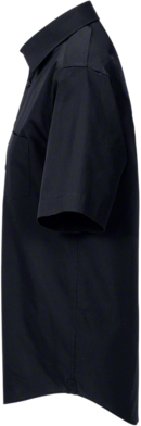 Hemd ½-Arm Performance Gr. 4XL, schwarz - 50% Baumwolle, 50% Polyester, 120 g/m²