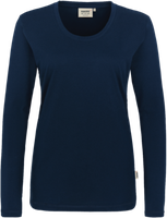 Damen-Longsleeve Classic Gr. 2XL, tinte - 100% Baumwolle, 160 g/m²