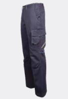 Arbeitshose marine - mit Knietaschen 100 % Baumwolle