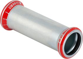 Mapress C-Stahl Langmuffe