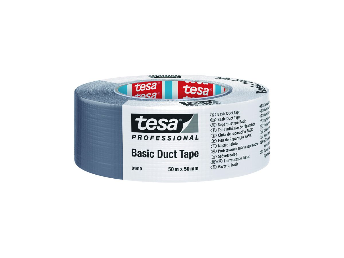 Betonband TESA Basic 04610 - 50mmx50m, silber