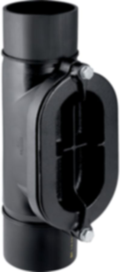 Geberit PE Putzstück 90° - Verschlusskappe PP