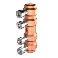 Messtrennstelle Kupfer mit 4 Schrauben - Draht 6-9mm, Nennquerschnitt 25-50mm²