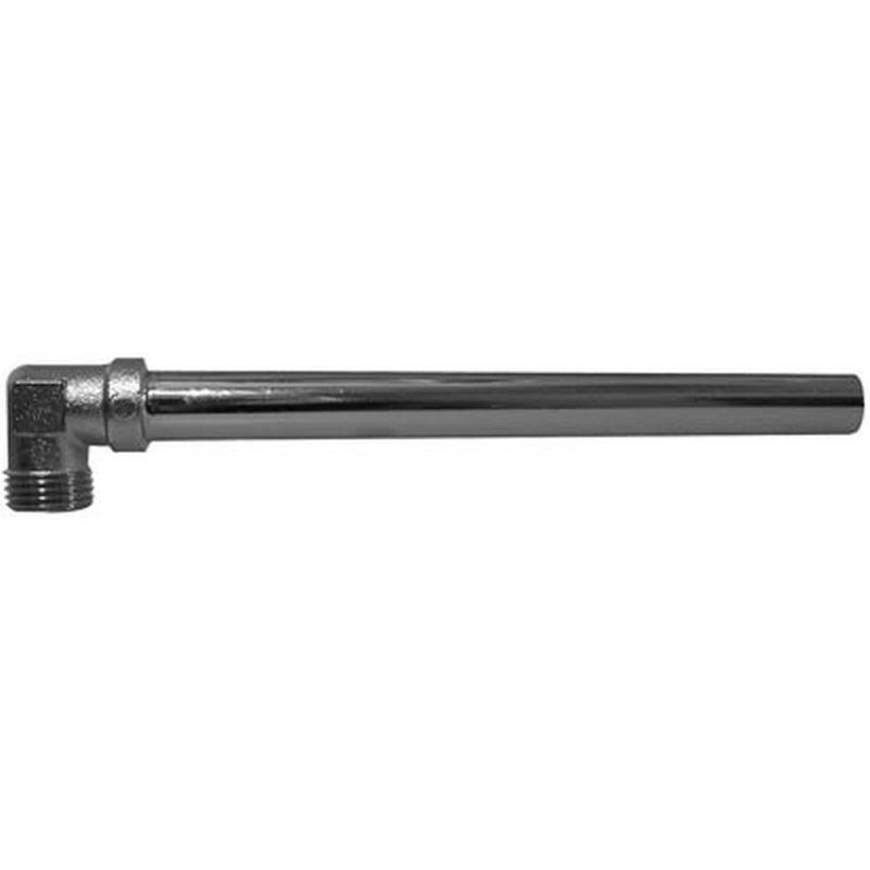 TKM-Heizkörperanschlusswinkel 250 mm - M22-15 vernickelt