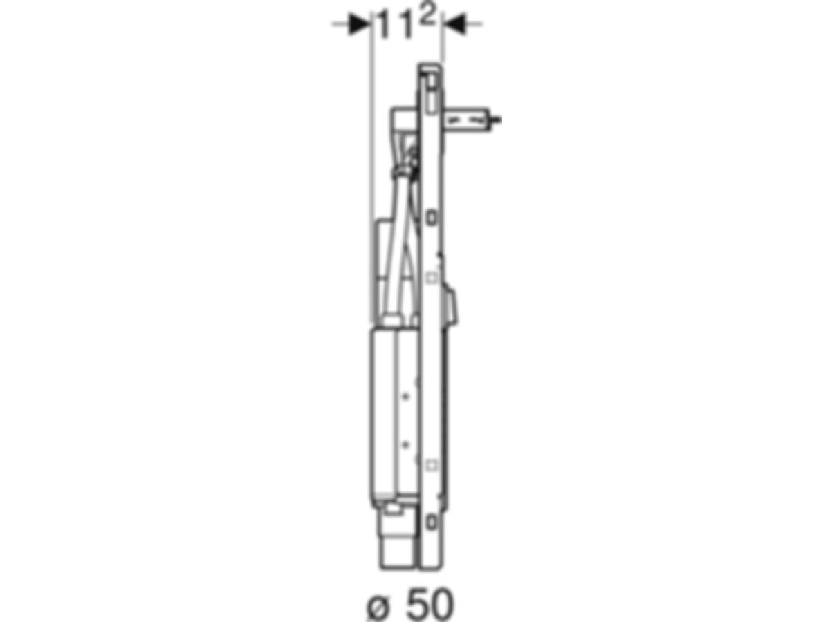 Geberit GIS SET für ONE Waschtisch - mit Unterputz-Clou, 104 x 39.5 cm