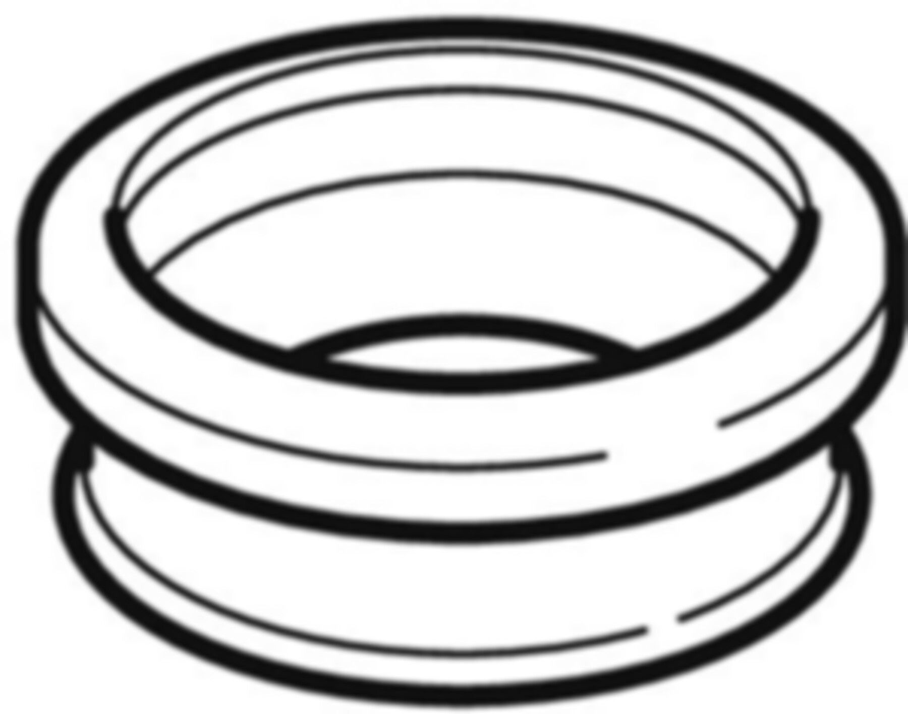 Geberit PE Wandklosett-Muffe kurz