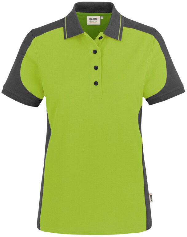 Damen-Poloshirt Contrast Performance - 50% Baumwolle, 50% Polyester, 200 g/m²