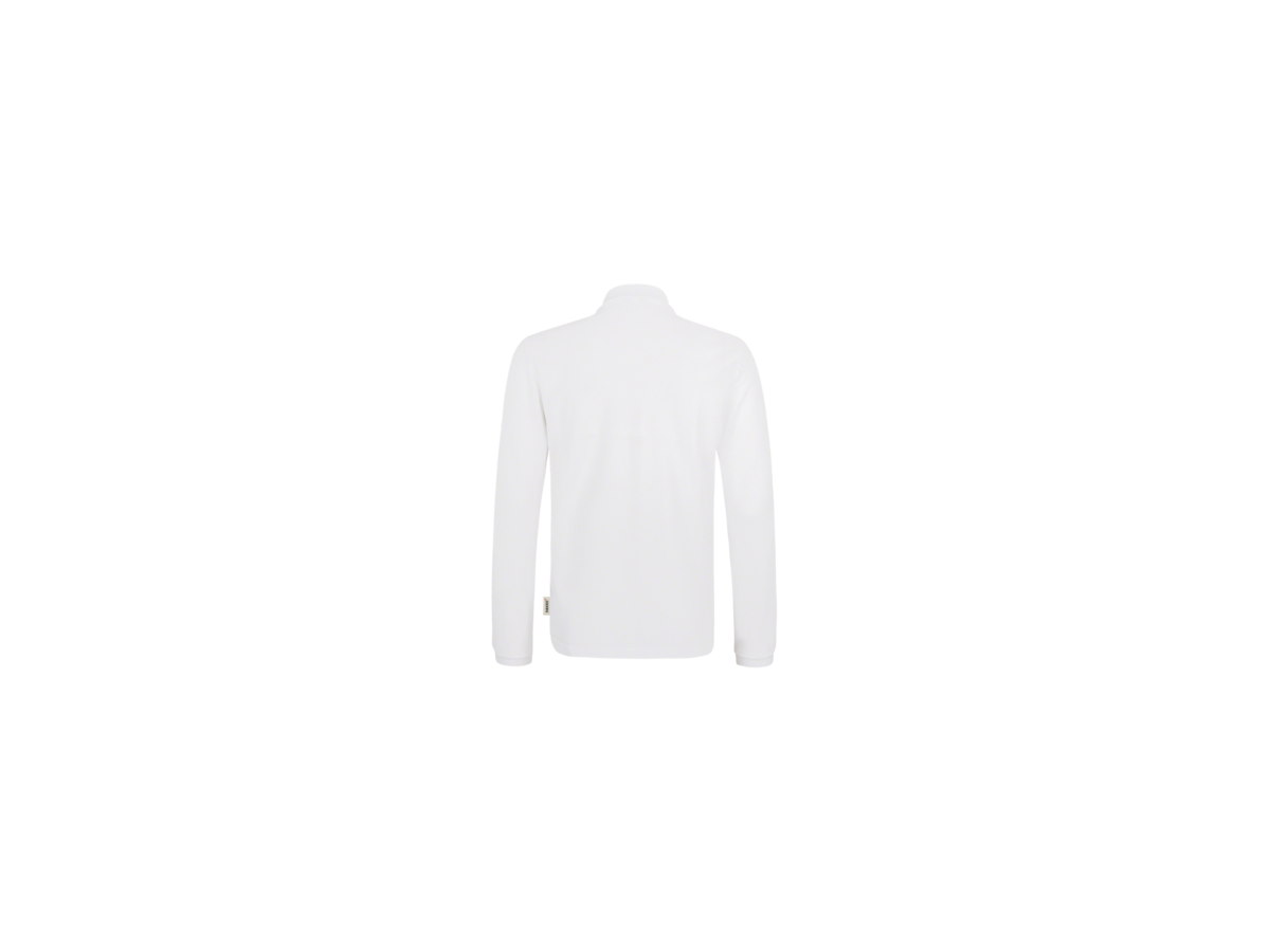 Longsleeve-Poloshirt Classic XS weiss - 100% Baumwolle, 220 g/m²