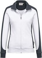 Damen-Sweatjacke Contrast Performance - 50% Baumwolle, 50% Polyester, 300 g/m²