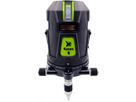 Automatischer Fünf-Linienlaser ø 40/80m - Lotstrahl GRÜN, 3x360°Linien, +/-1mm/10m