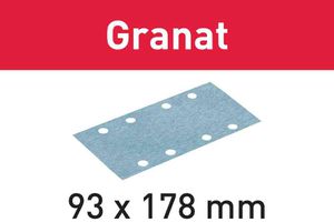 Schleifblätter 93x178 Korn 220 - Festool Granat, (Pack à 100 Stk.)