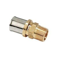 Press-Kupplung 3/4" x 20 mm AG - für BDH-Rohr