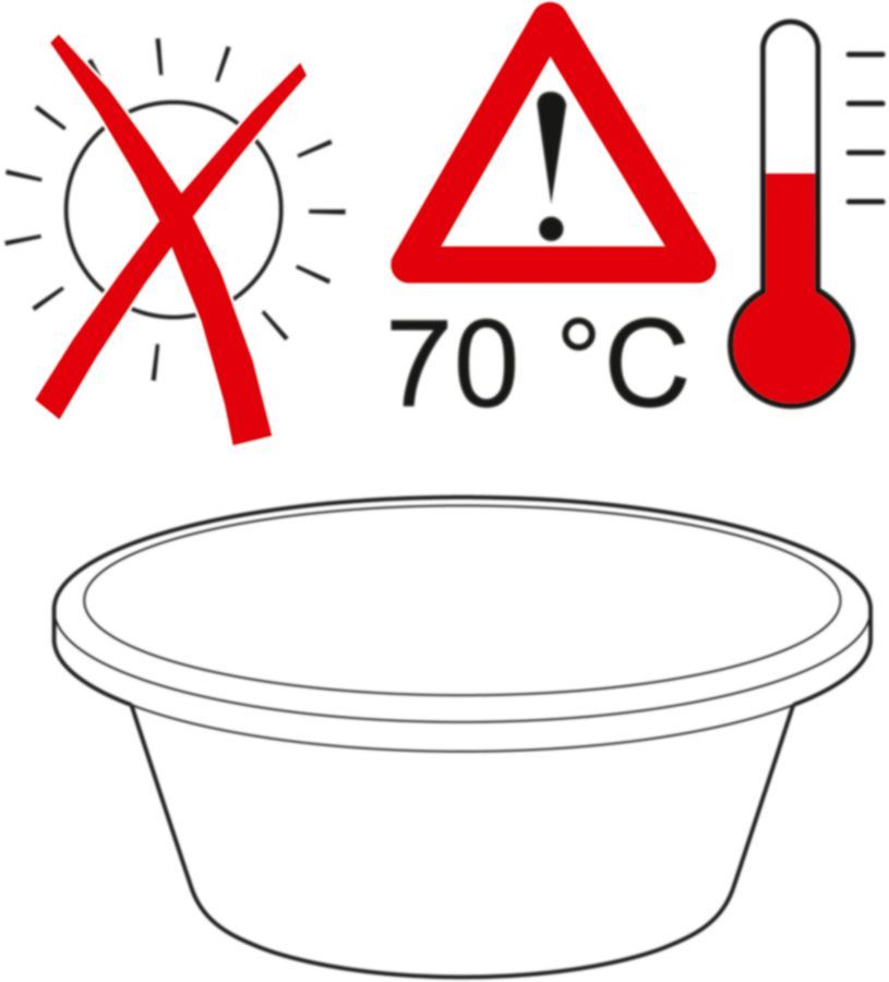 Entleerungsbehälter FLAMCO Flexcon - Gummiauffangbecken