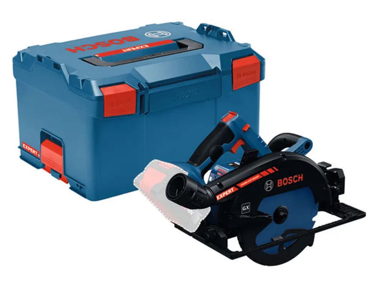 Akku-Handkreissäge 68mm mitt Kappschiene - Bosch, EXKS18V-68GX (solo; L-boxx)