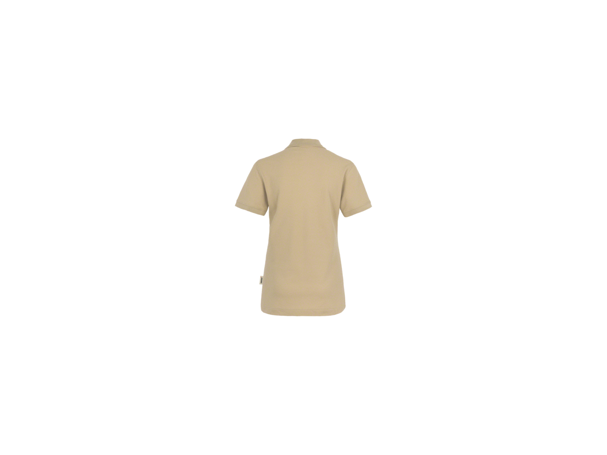 Damen-Poloshirt Top Gr. XS, sand - 100% Baumwolle, 200 g/m²
