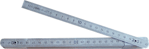 Alu-Gliedermeter BMI natur  2m