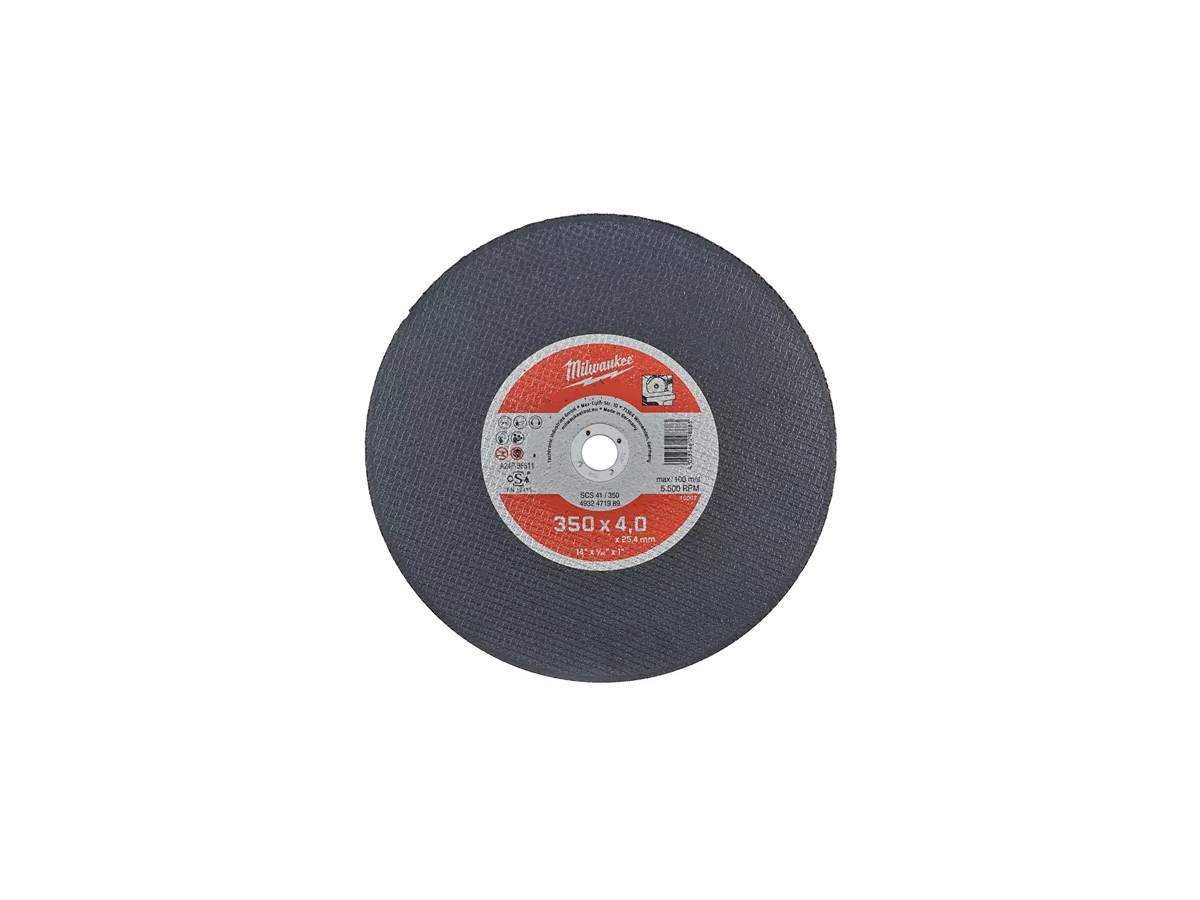 Metalltrennscheibe PRO+ 350 x 25.4 x4 mm - Milwaukee SCS41 für Metall