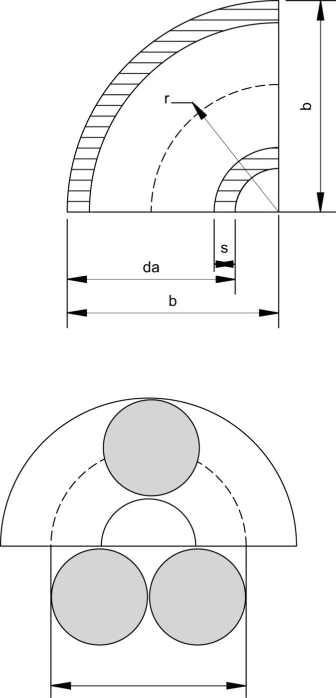 Siederohrbogen nahtlos 2d 90° - EN 10253-1 S235