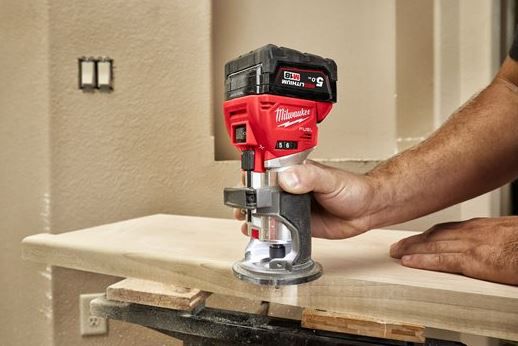 Akku-Kantenfräse Milwaukee - M18 FTR8-0X, mit 6,0/8,0 mm Spannzange