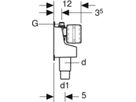 Geberit Hygienespülung Rapid: 50/40 1/22