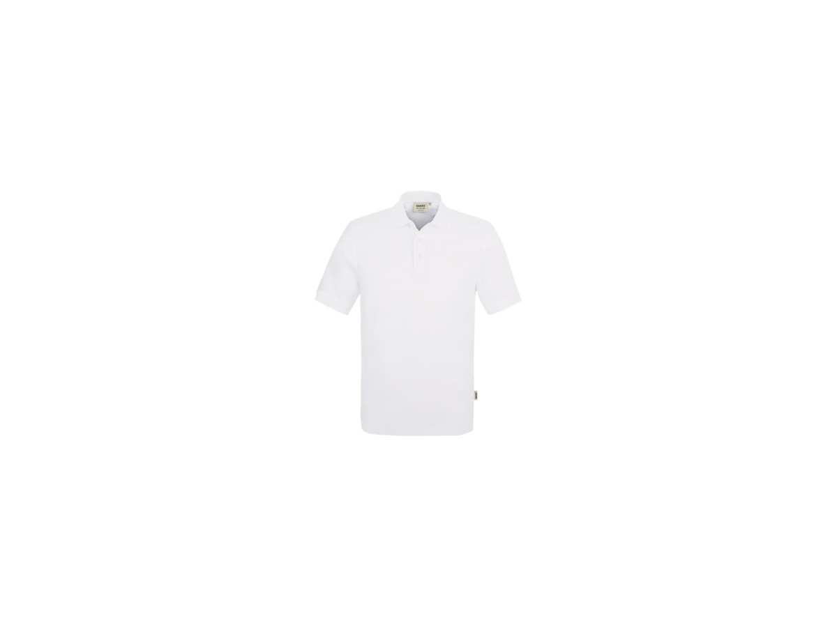 Poloshirt Classic Gr. L, weiss - 100% Baumwolle