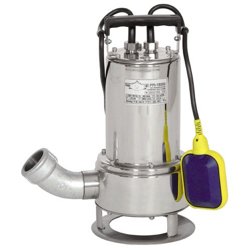 Schmutzwasserpumpe Fortec - Fördermenge 18000 l/h Inox Gehäuse