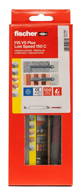 Hochleistungsmörtel FIS VS Plus 150 C - "fischer"  Pak. à 1 Stk."