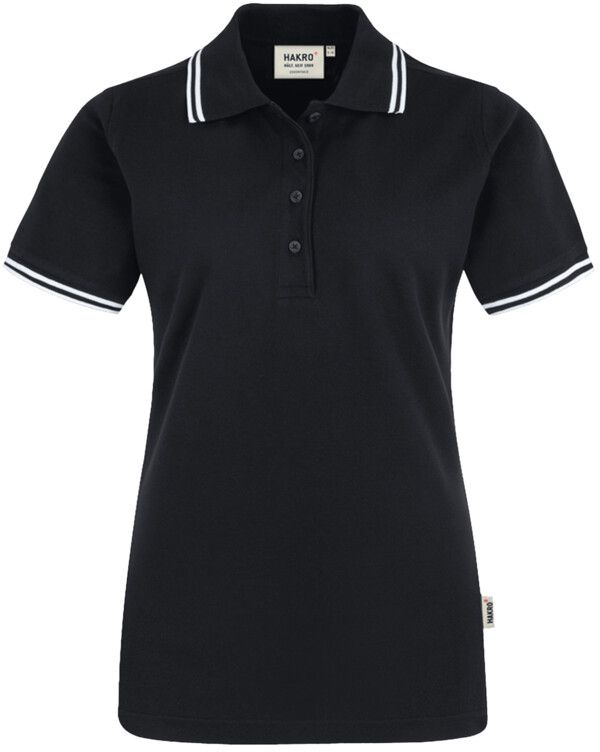 Damen Poloshirt Twin-Stripe - 100 % Baumwolle, 200 g/m²