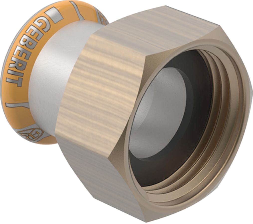 Mapress Therm Übergang m. Überwurfmutter