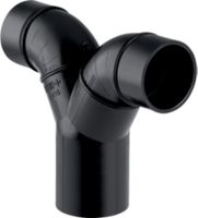 Geberit PE Hosen-T m. Sifonanschl.Muffe - 180°