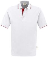 Poloshirt Casual rot/schwarz Gr. XL - 100% Baumwolle, 200 g/m²