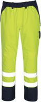 Linz Überziehhose gelb/marine Gr. 2XL - 100% Polyester wasserdicht, Schrittl. 82